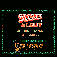 Secret Scout Title Screen